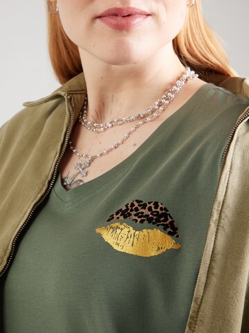 ONLY Carmakoma Tričko 'CARBEA' – zelená