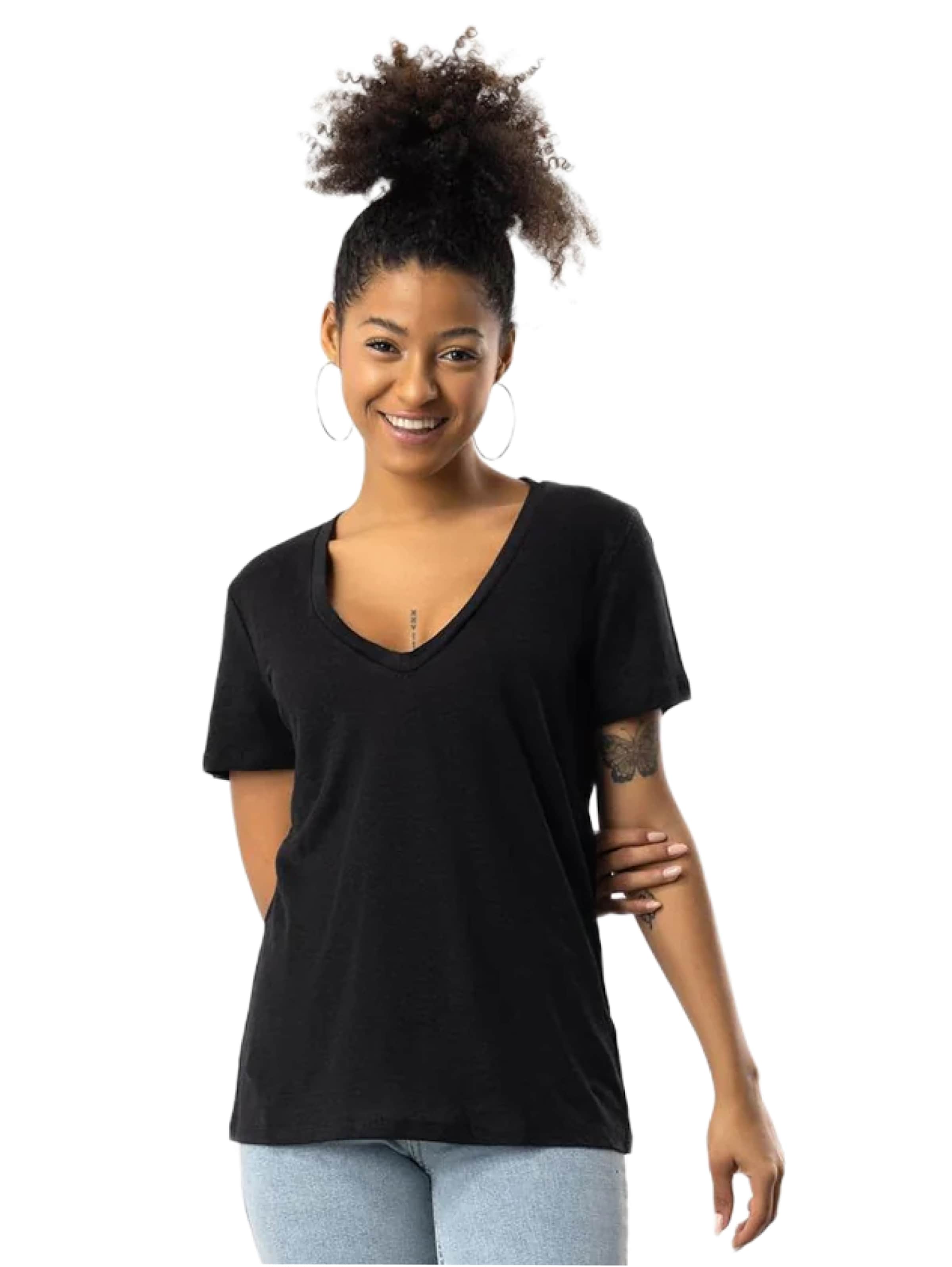 No Matter What Shirt in Zwart: voorkant