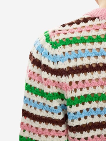 NÜMPH Strickpullover mit Halbarm 'NUNANCY PULLOVER' in Mischfarben