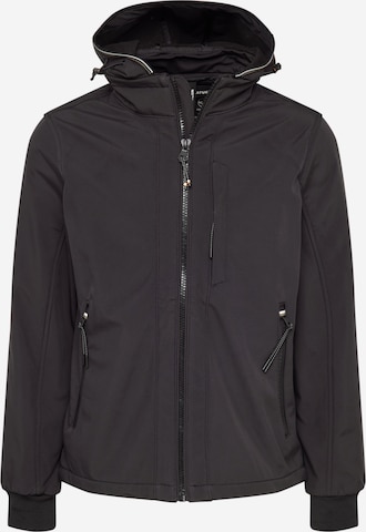 TOM TAILOR Between-season jacket in Black: front