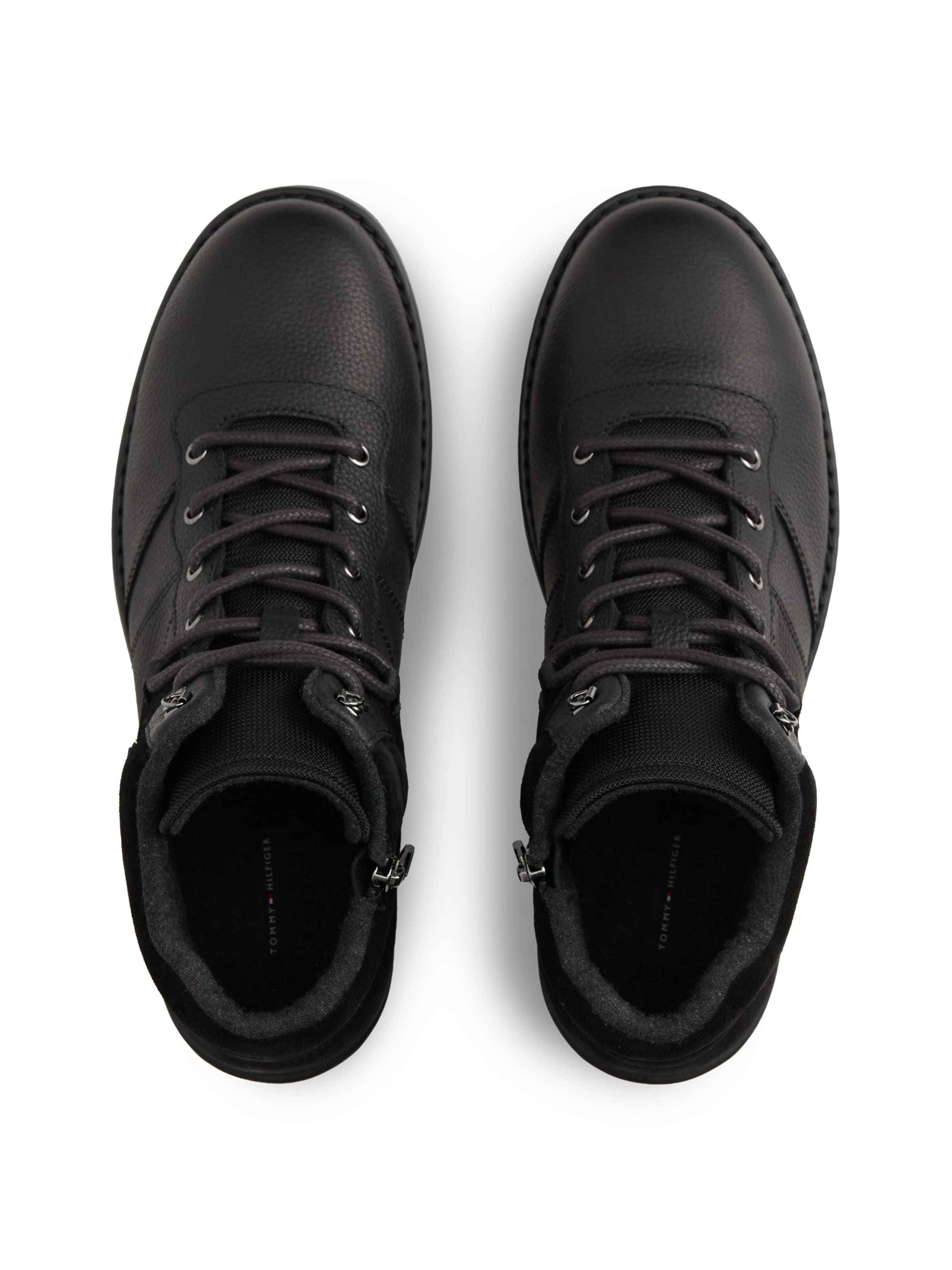 Bottines à lacets 'Corporate' TOMMY HILFIGER en noir