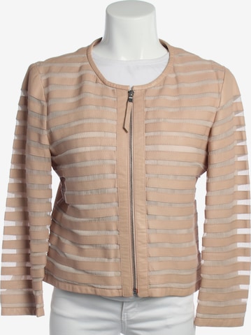 Hemisphere Lederjacke / Ledermantel M in Pink: Vorderseite