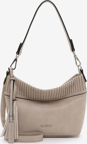 Borsa a spalla 'Brigitte' di Emily & Noah in beige: frontale