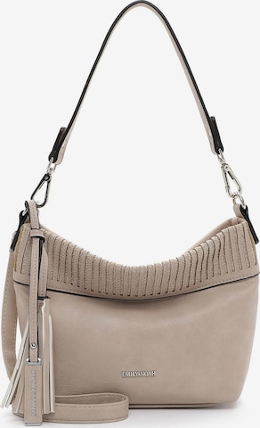 Sac bandoulière 'Brigitte' Emily & Noah en beige : devant