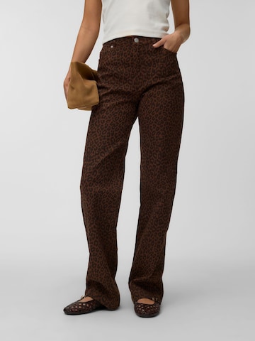 VERO MODA Baggy Jeans 'VMTessa' in Braun: Vorderseite