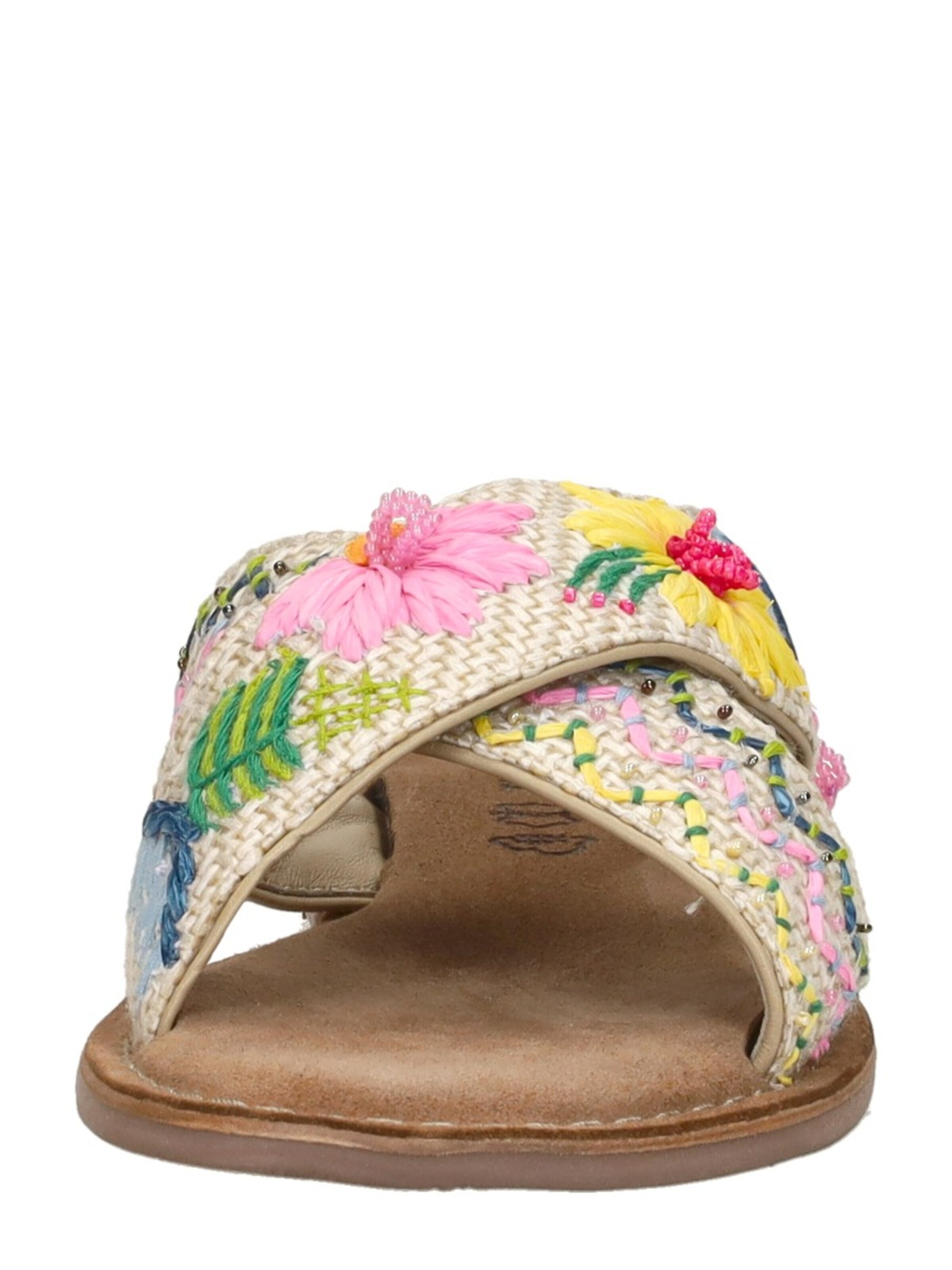 Pantoufle 'Open Teen' LAZAMANI en beige