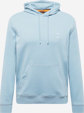 Sweat-shirt 'Wetalk' BOSS en bleu : devant