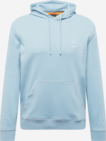 Sweat-shirt 'Wetalk' BOSS Orange en bleu : devant