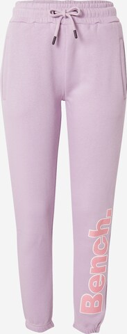 BENCH Tapered Broek 'COREY' in Lila: voorkant