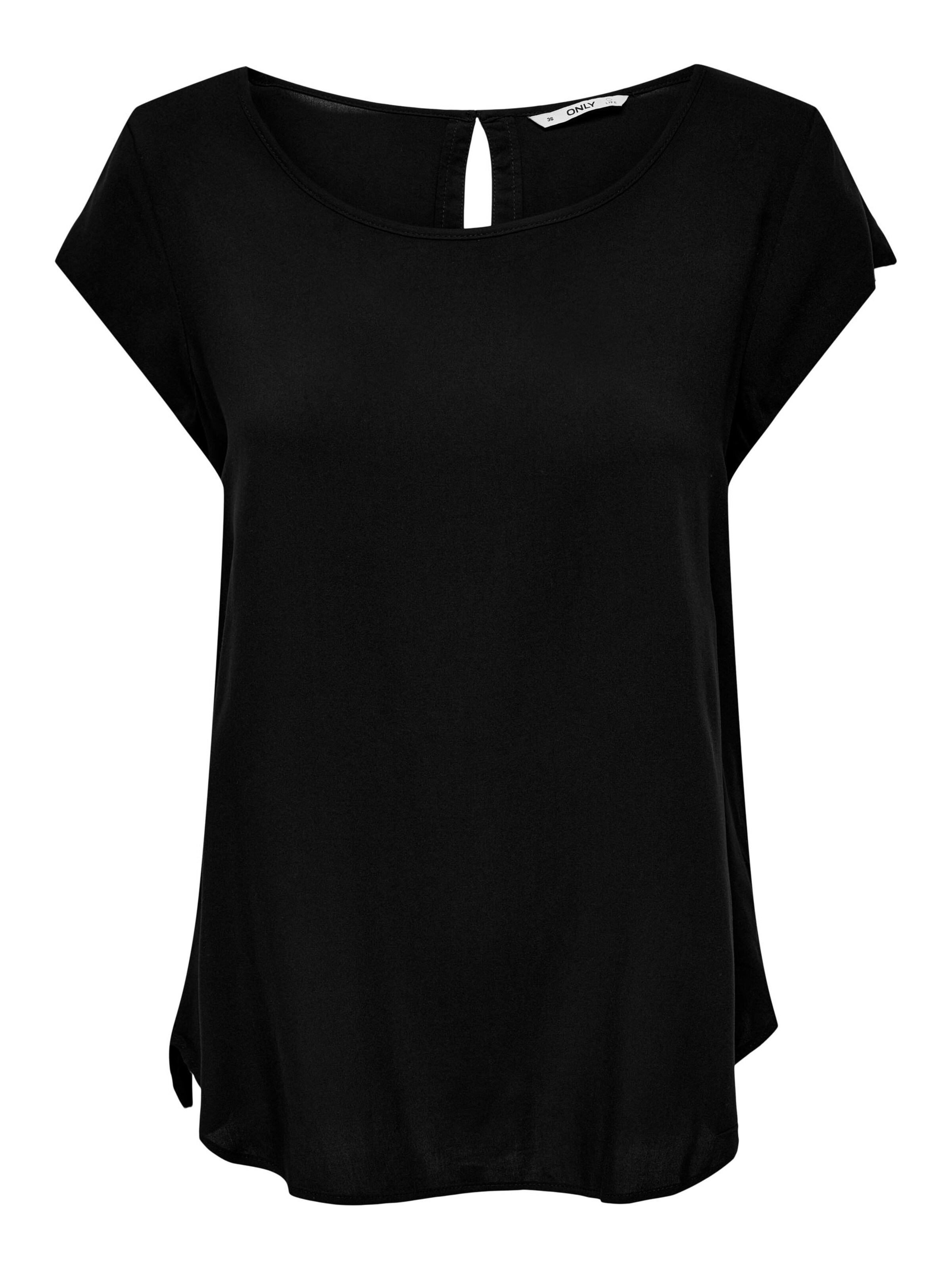 ONLY Bluse 'Nova' in Schwarz: Vorderseite