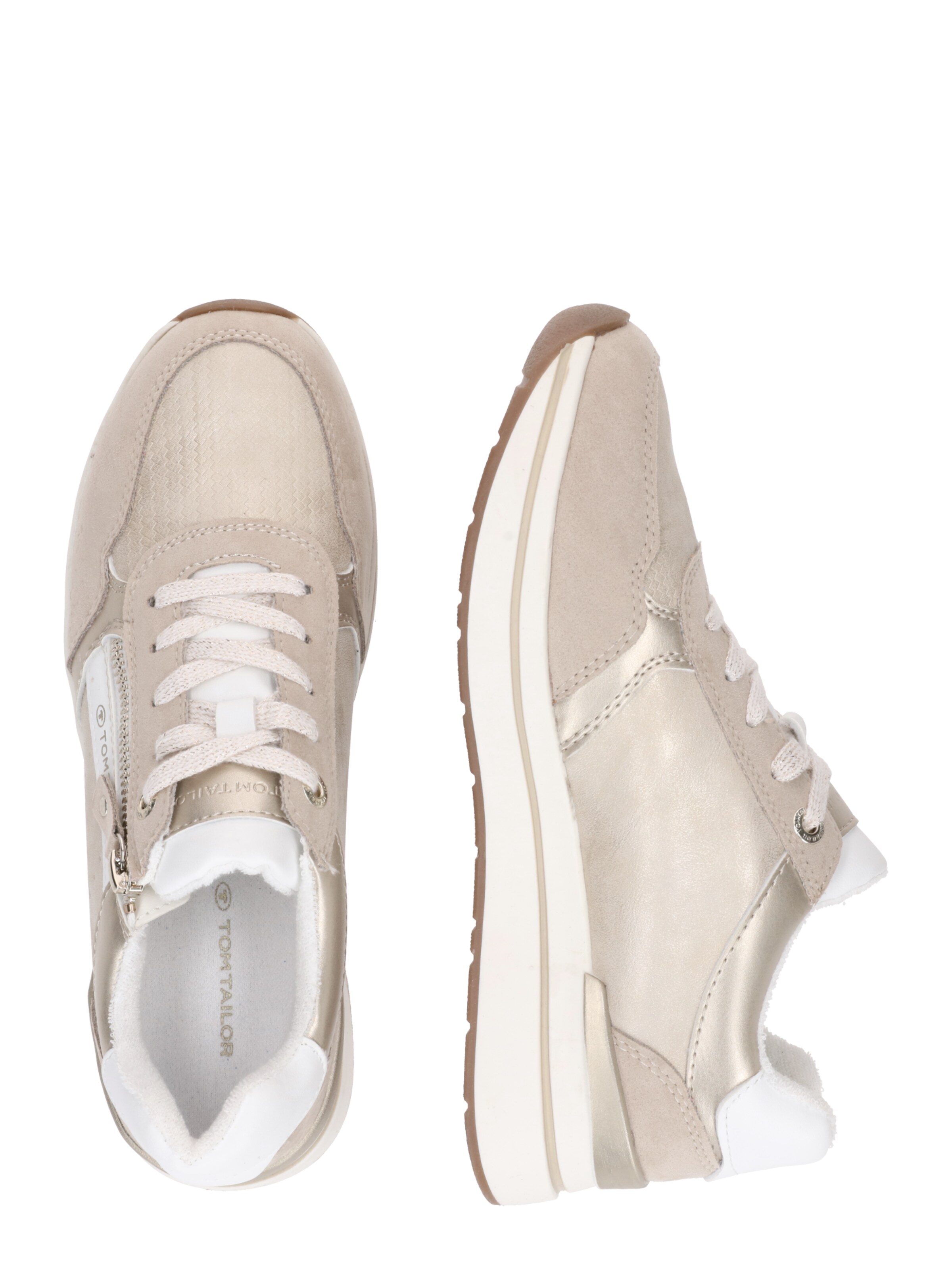 Baskets basses TOM TAILOR en beige