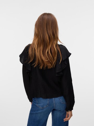VERO MODA Blouse 'VMMoa' in Zwart