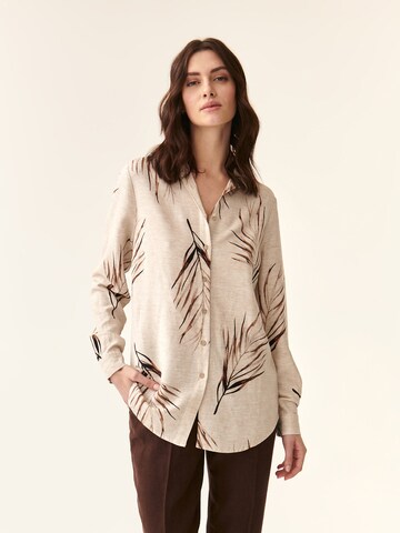 Camicia da donna 'GONIKO 2' di TATUUM in beige: frontale