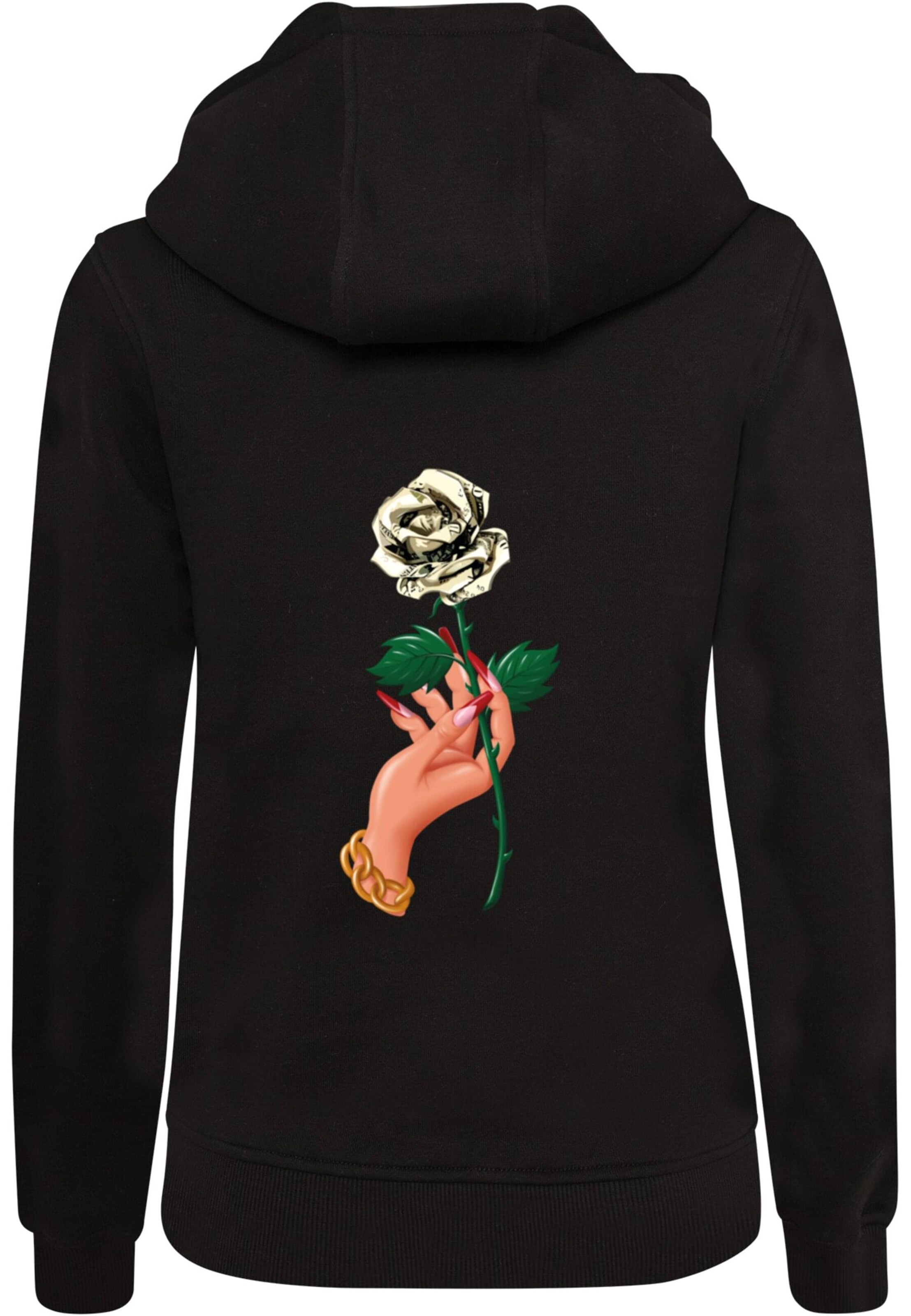 Mister Tee Sweatshirt 'Love Is Blind Love Is Cruel' in Black