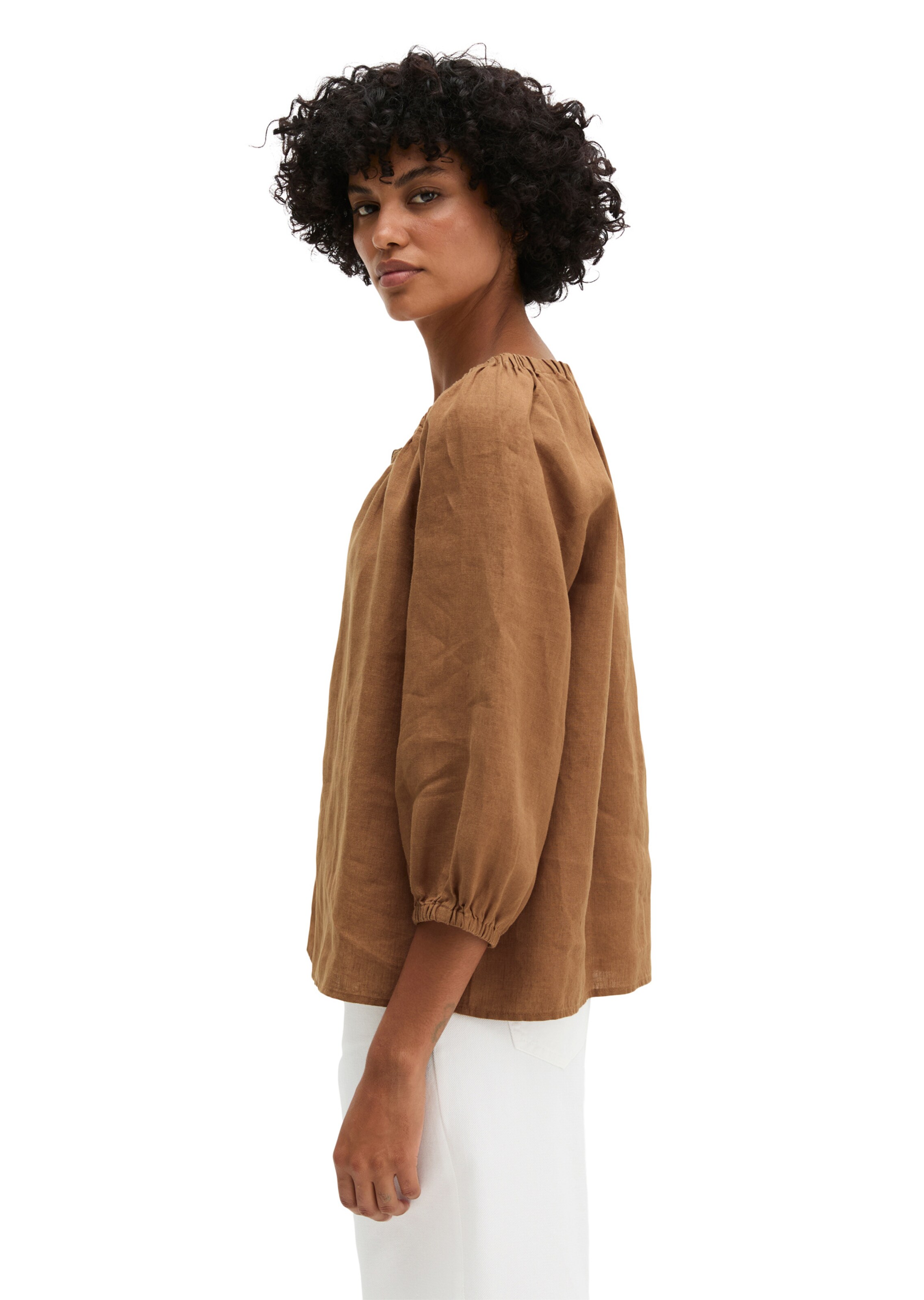 Marc O'Polo Bluse in Braun