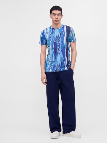 Carlo Colucci Loose fit Trousers in Blue