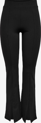 ONLY Flared Pants 'Ciana' in Black: front