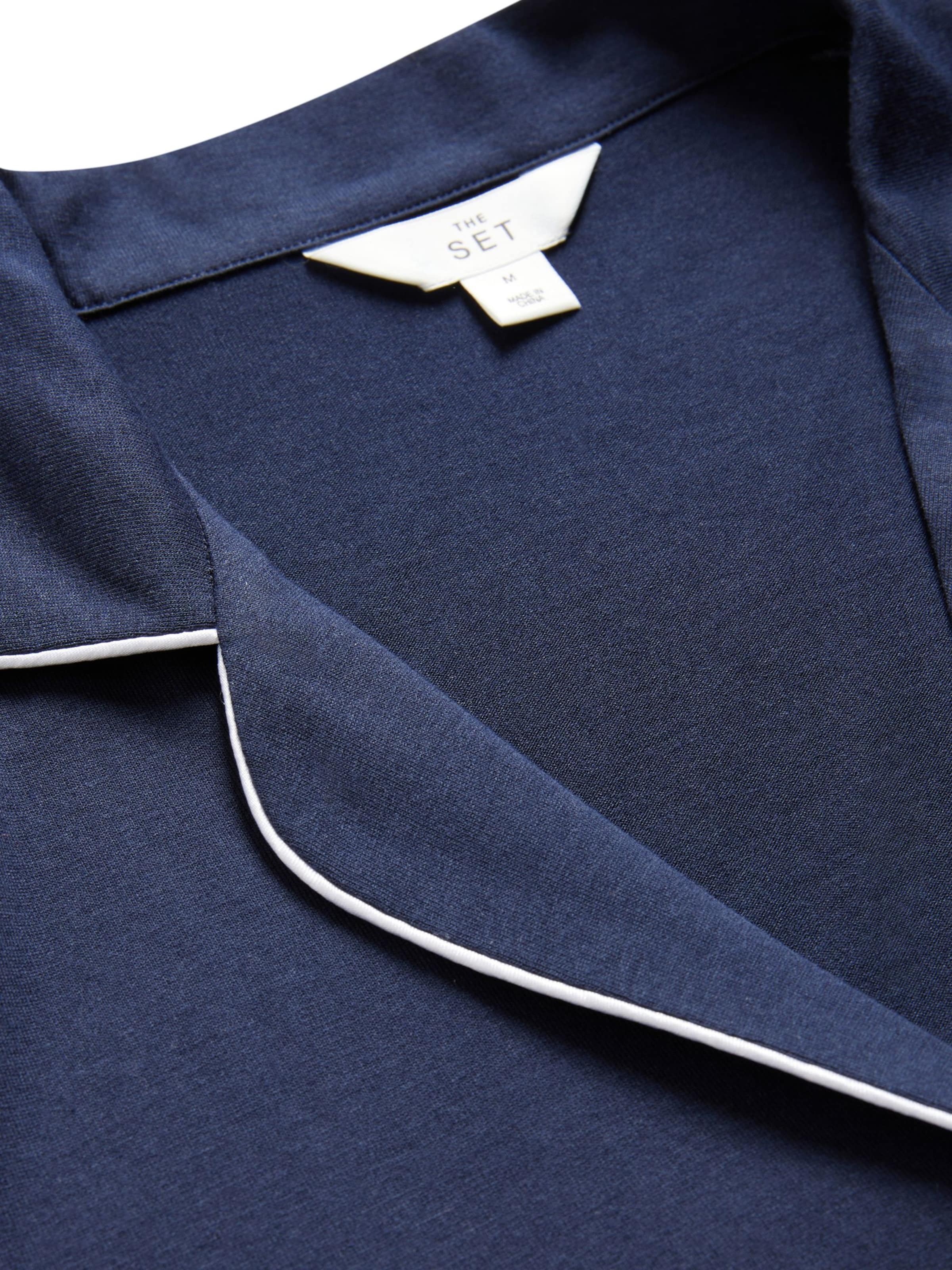 The Set Short Pajama Set in Blue