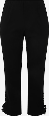 Regular Pantalon MIAMODA en noir : devant
