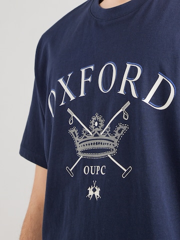 La Martina T-Shirt in Blau
