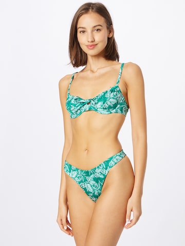 Hunkemöller Balconette Bikinitop 'Bermuda' in Grün