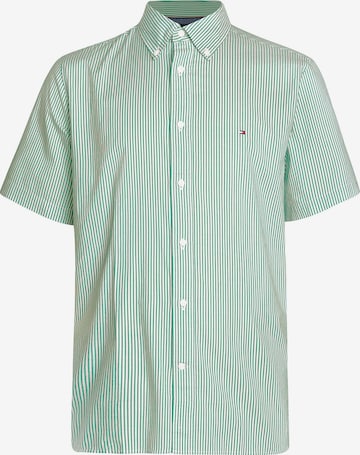 TOMMY HILFIGER Button Up Shirt in Green: front