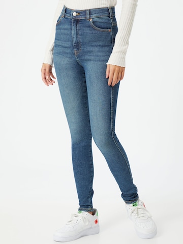 Dr. Denim Skinny Jeans 'Moxy' in Blauw: voorkant