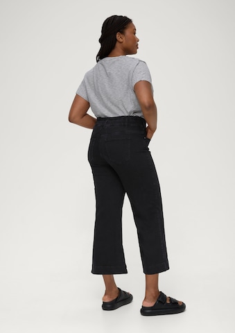 TRIANGLE Wide Leg Jeans in Schwarz