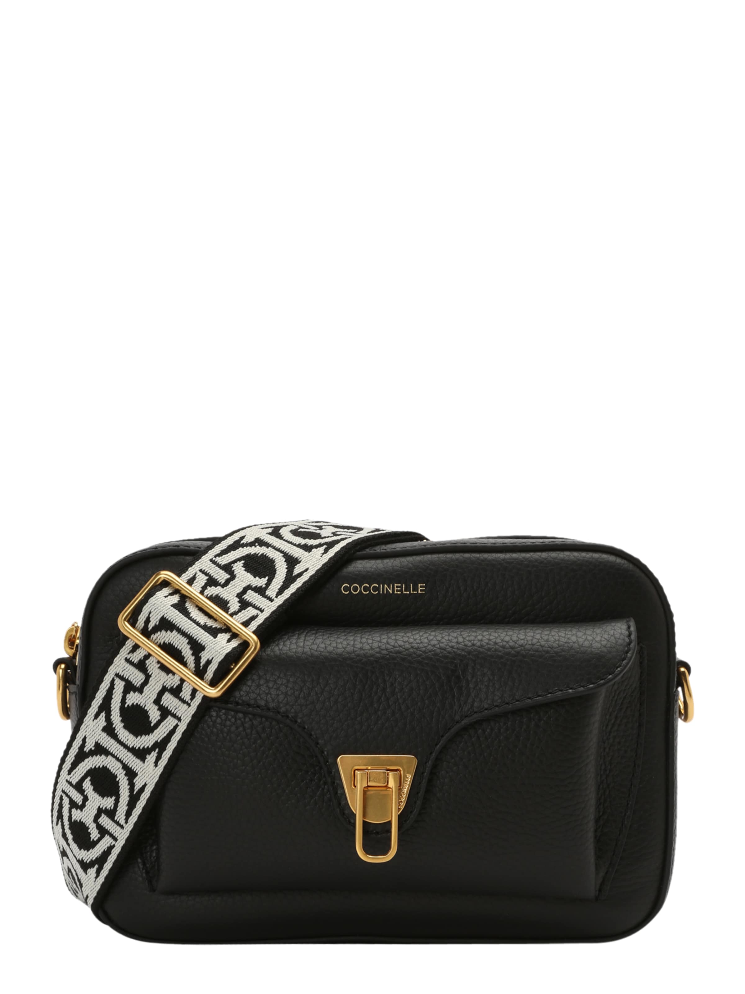 Coccinelle Crossbody bag 'Beat Soft Ribb' in Black: front