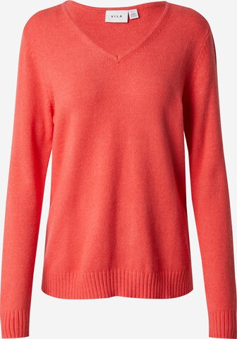 VILA Pullover 'VIRil' in Rot: Vorderseite