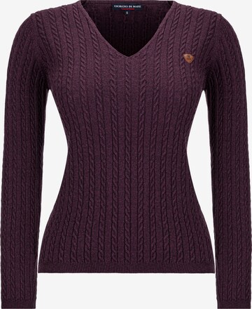 Giorgio di Mare - Pullover 'Manon' em roxo: frente