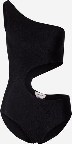 Zadig & Voltaire Bustier Badeanzug in Schwarz: predná strana