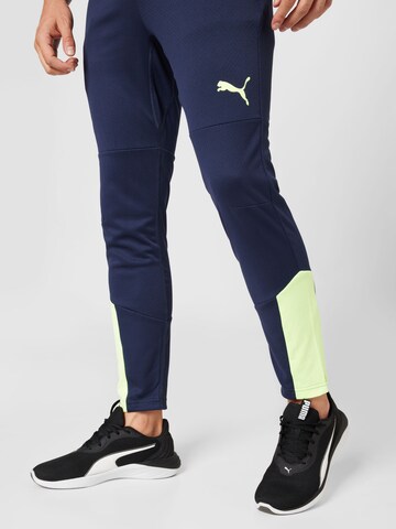 PUMASlimfit Sportske hlače - plava boja