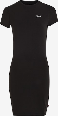 Tommy Jeans Curve Dress in Black: front