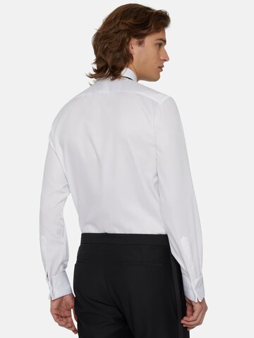 Boggi Milano Slim fit Button Up Shirt in White