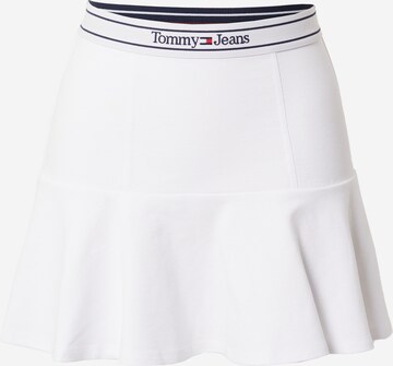 Jupe Tommy Jeans en blanc : devant