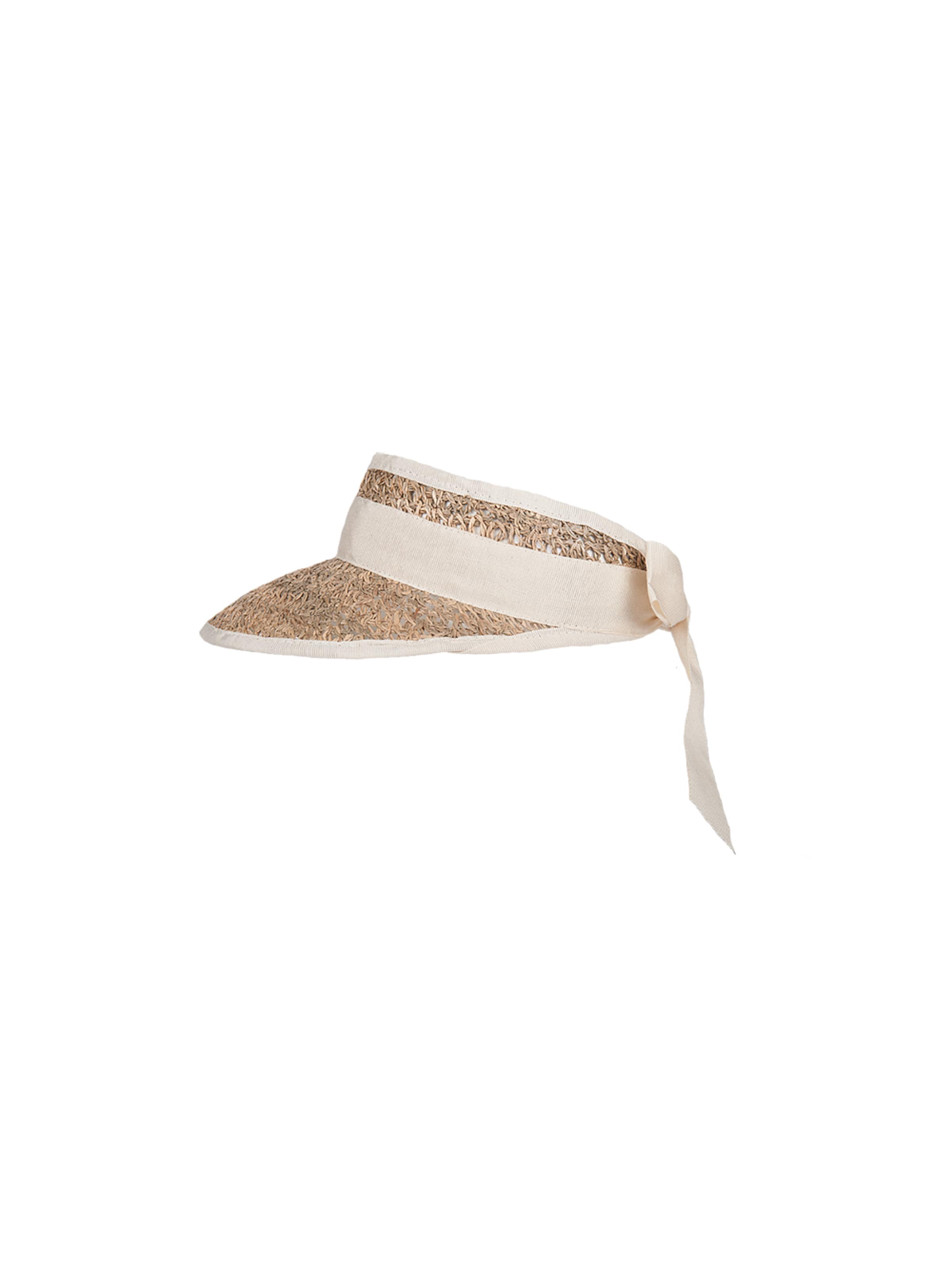 Hatland Cap 'Eliza Seagrass' in White: front