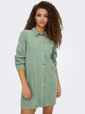 Abito camicia 'ONLaime' di ONLY in verde: frontale