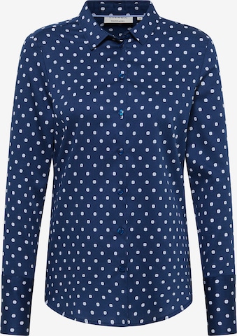 Chemisier ETERNA en bleu : devant