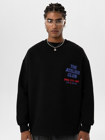 Dandalo Sweatshirt 'Leandro' in Black: front