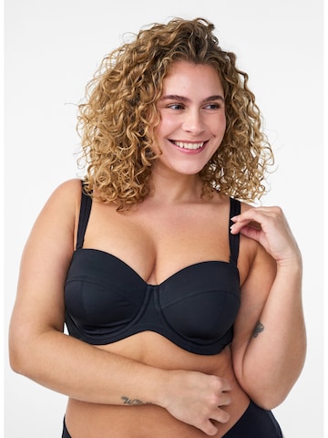 Invisible Soutien-gorge 'Ljill' Devoted by Zizzi en noir : devant