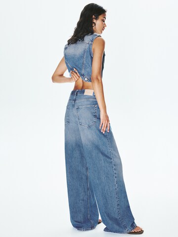 Pull&Bear Baggy Jeans in Blau