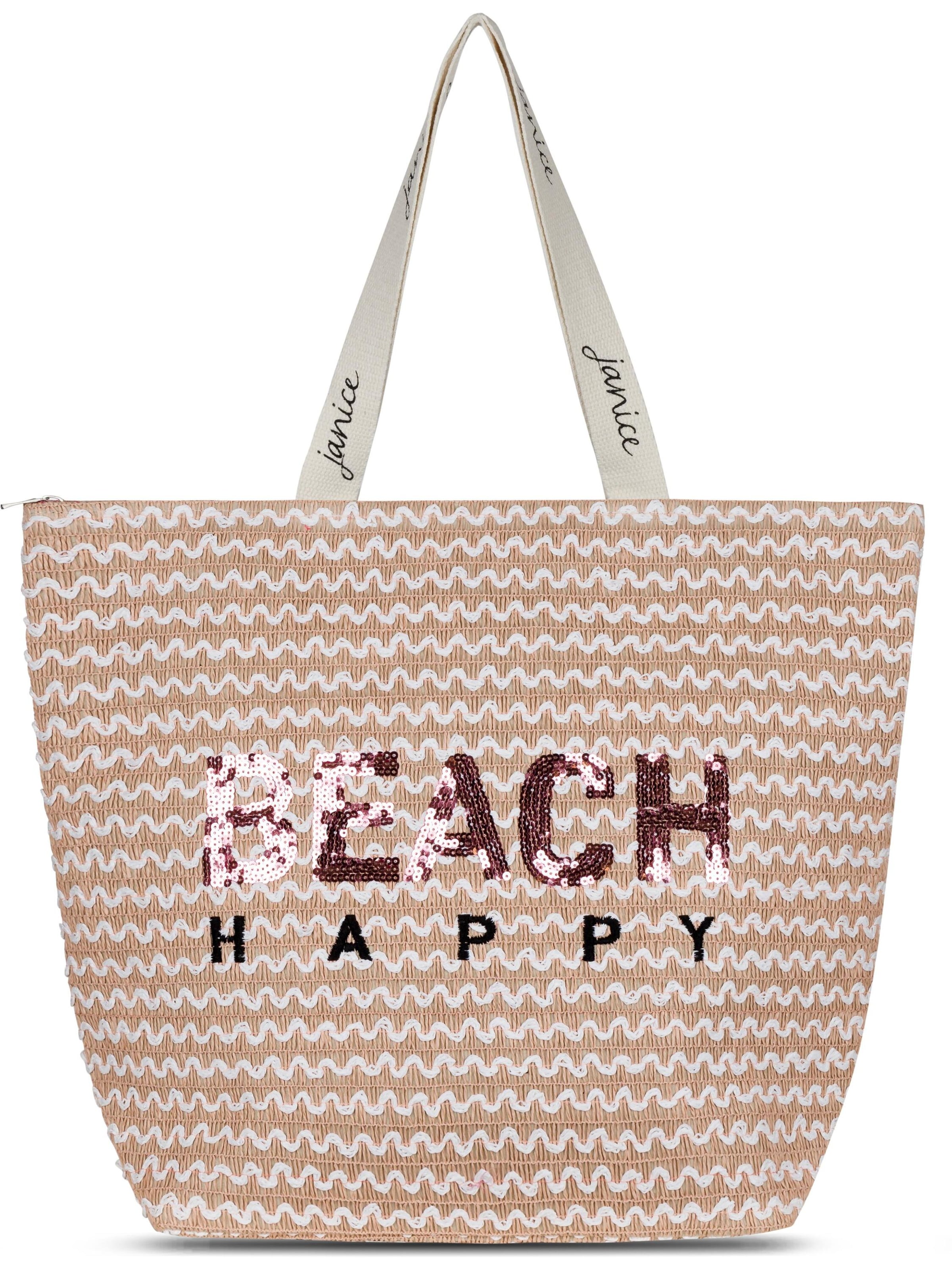 Sac de plage 'Meeru' normani en rose : devant