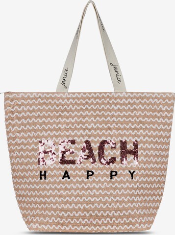 normani Beach Bag 'Meeru' in Pink: front