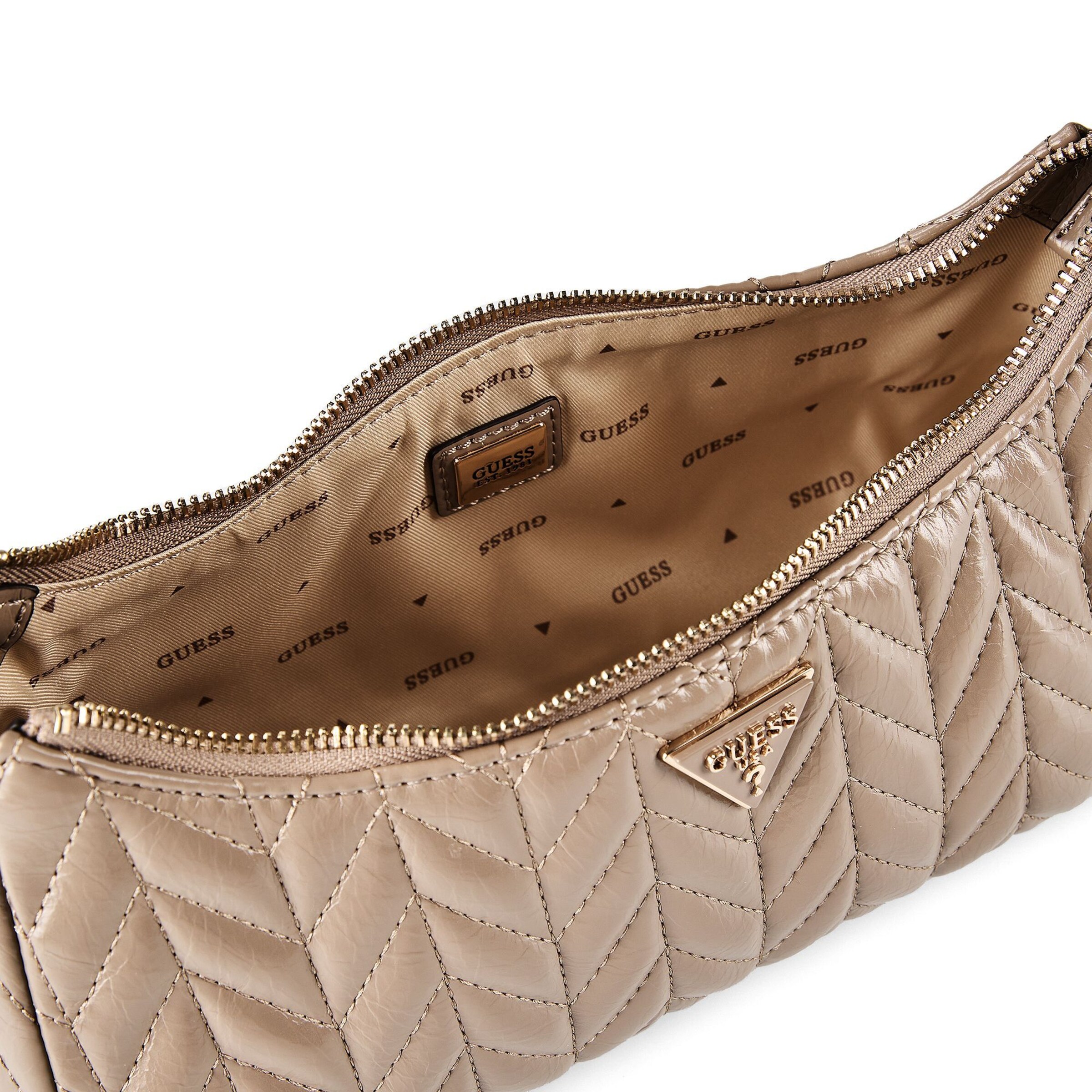 GUESS Schultertasche 'Cheryl' in Grau