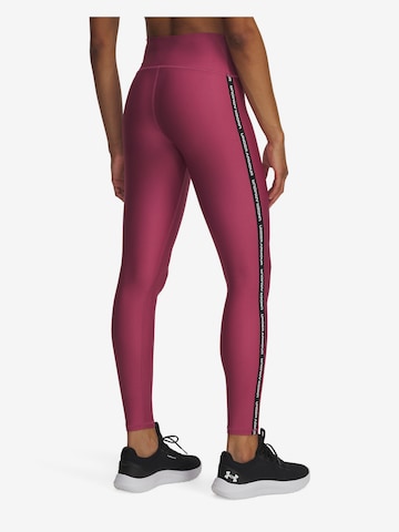 UNDER ARMOUR Skinny Sportbroek in Rood