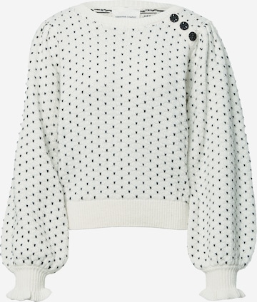 Fabienne Chapot Sweater 'Love' in White: front