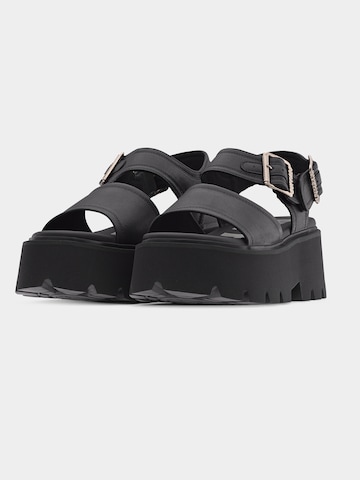 BUFFALO Szandálok 'BRAKE' - fekete