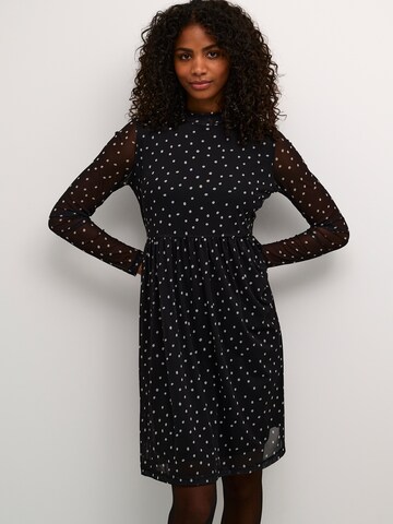 Robe 'Johanne' Kaffe en noir : devant