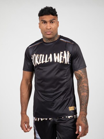 Gorilla Wear Shirt 'Clayton' in Zwart: voorkant